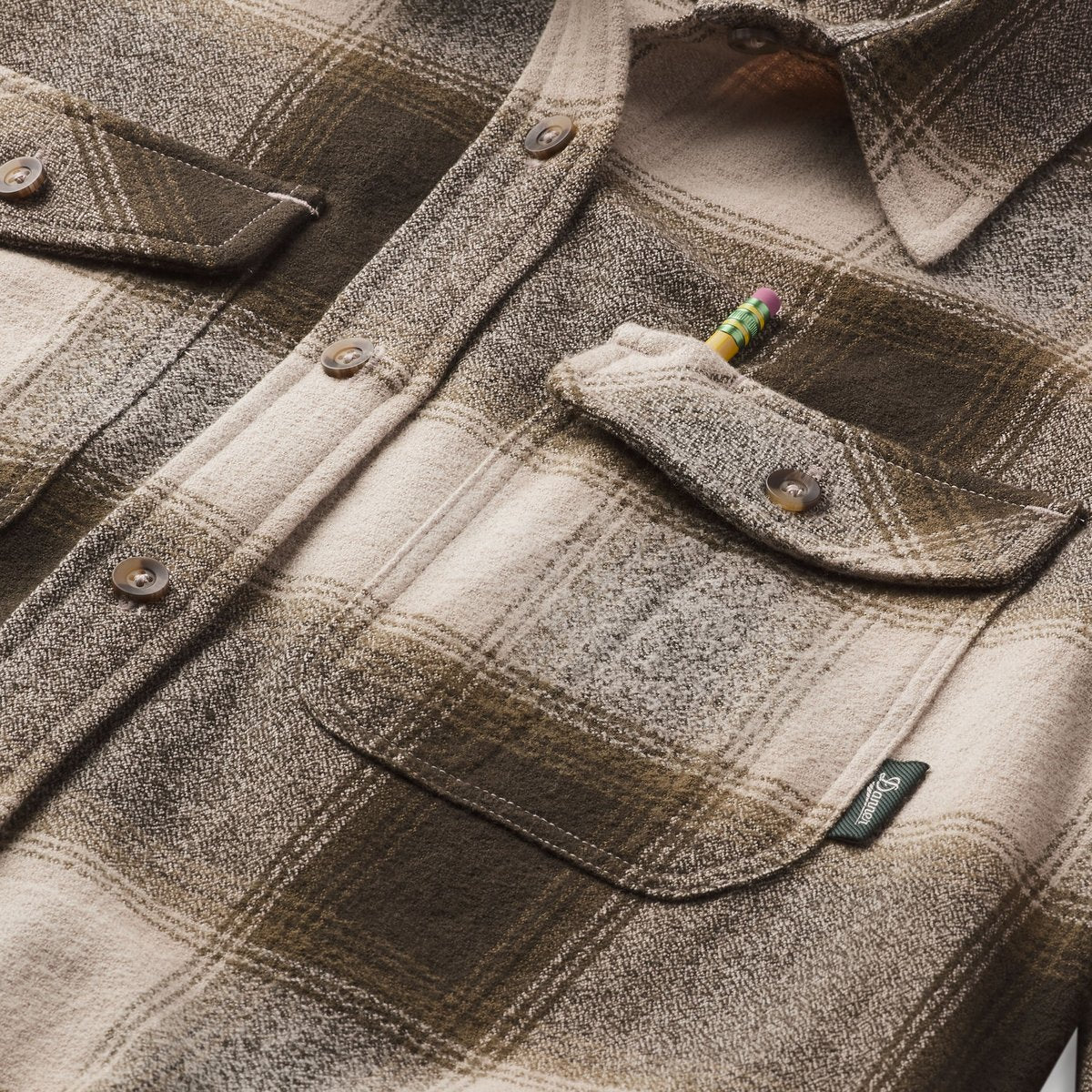 Sauvie Cotton Flannel Shirt Earth Plaid