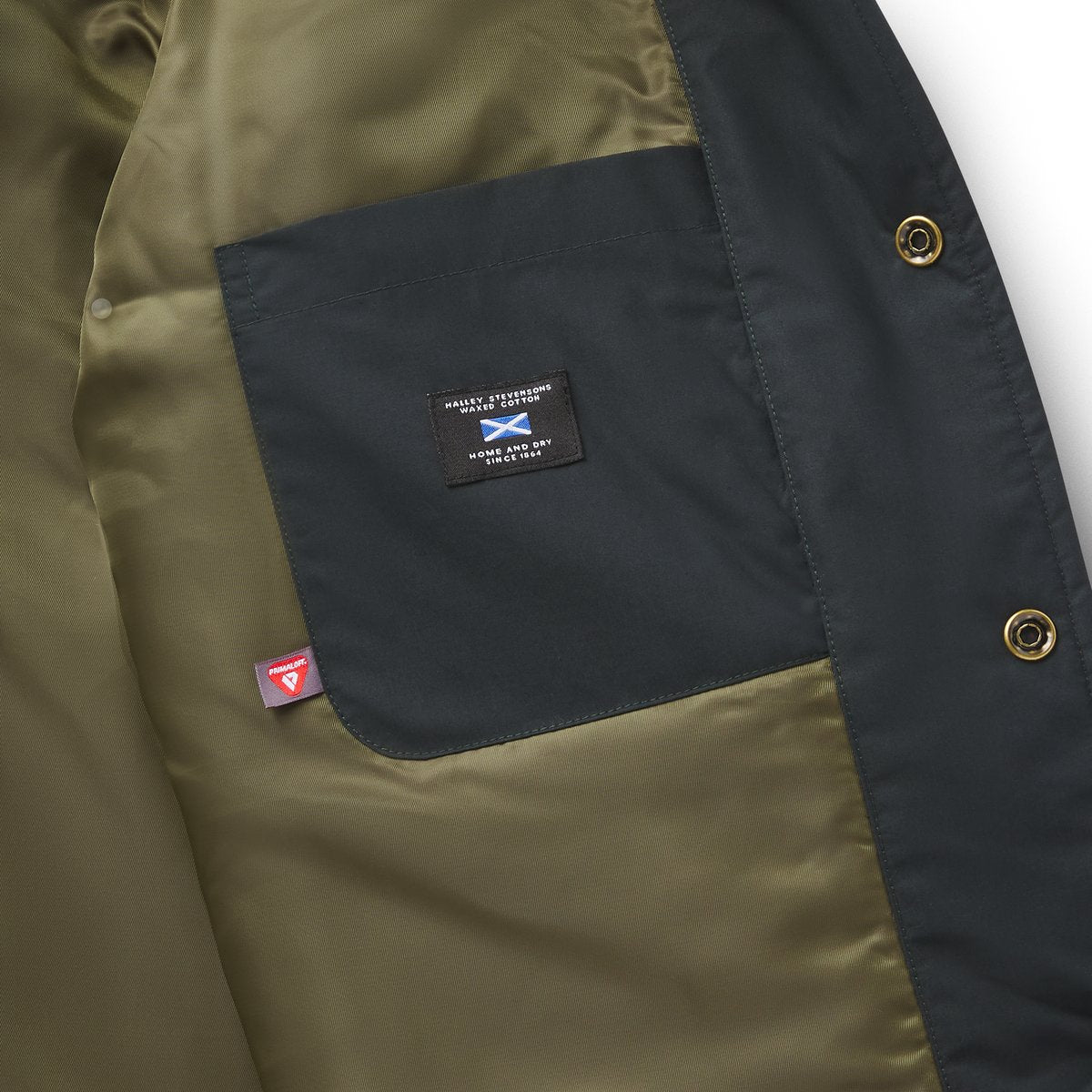 Waxed Primaloft® Coaches Jacket Navy
