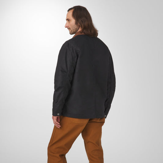 Shipyard Waxed Canvas Jacket Black/Bison