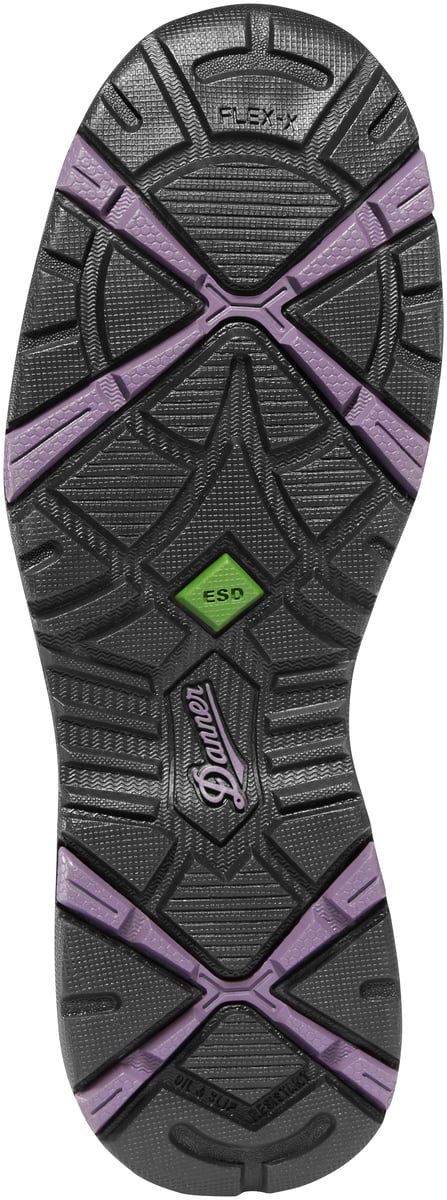 Women's Springfield Low 3" Gray/Purple ESD Composite Toe (NMT)