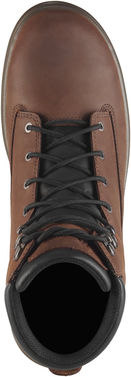 Ground Control 6" Brown Steel Toe