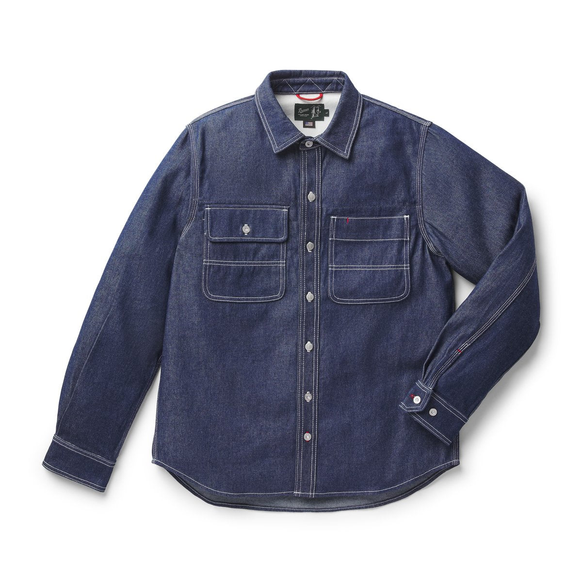 Larch Mt Denim Shirt Dark Wash Indigo