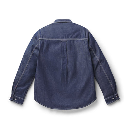 Larch Mt Denim Shirt Dark Wash Indigo