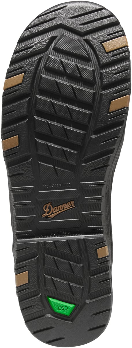 Caliper ESD 6" Brown Aluminum Toe
