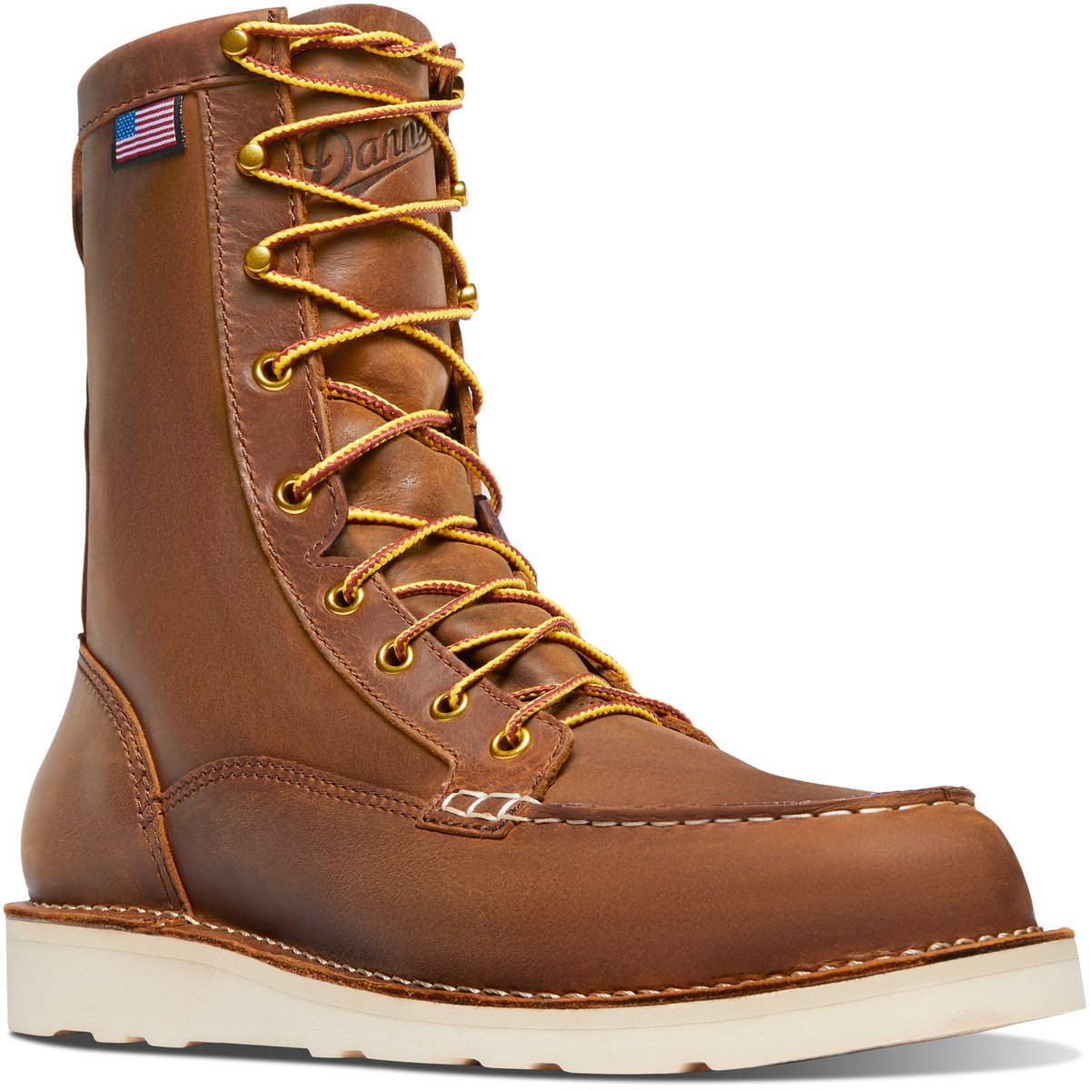 Bull Run Moc Toe 8" Tobacco Steel Toe
