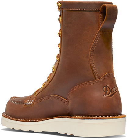 Bull Run Moc Toe 8" Tobacco Steel Toe