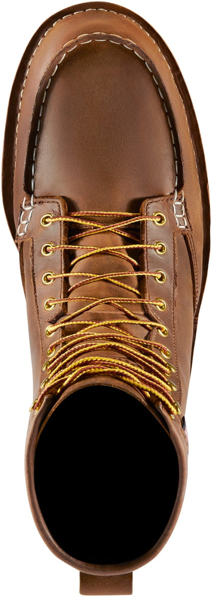 Bull Run Moc Toe 8" Tobacco Steel Toe