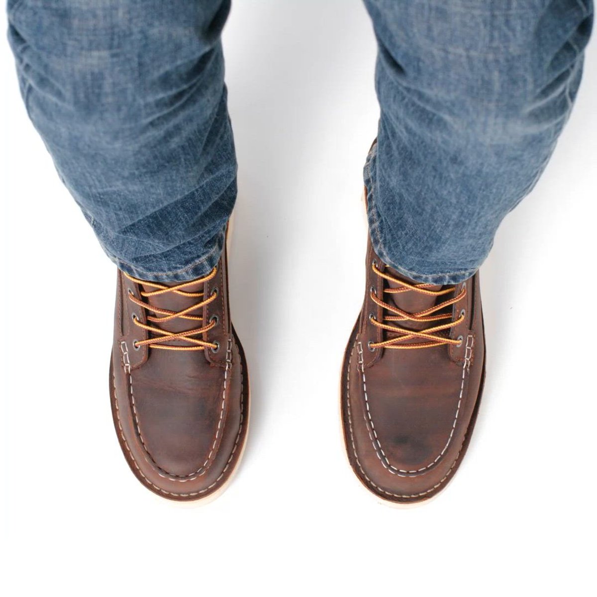 Bull Run Moc Toe 6" Black