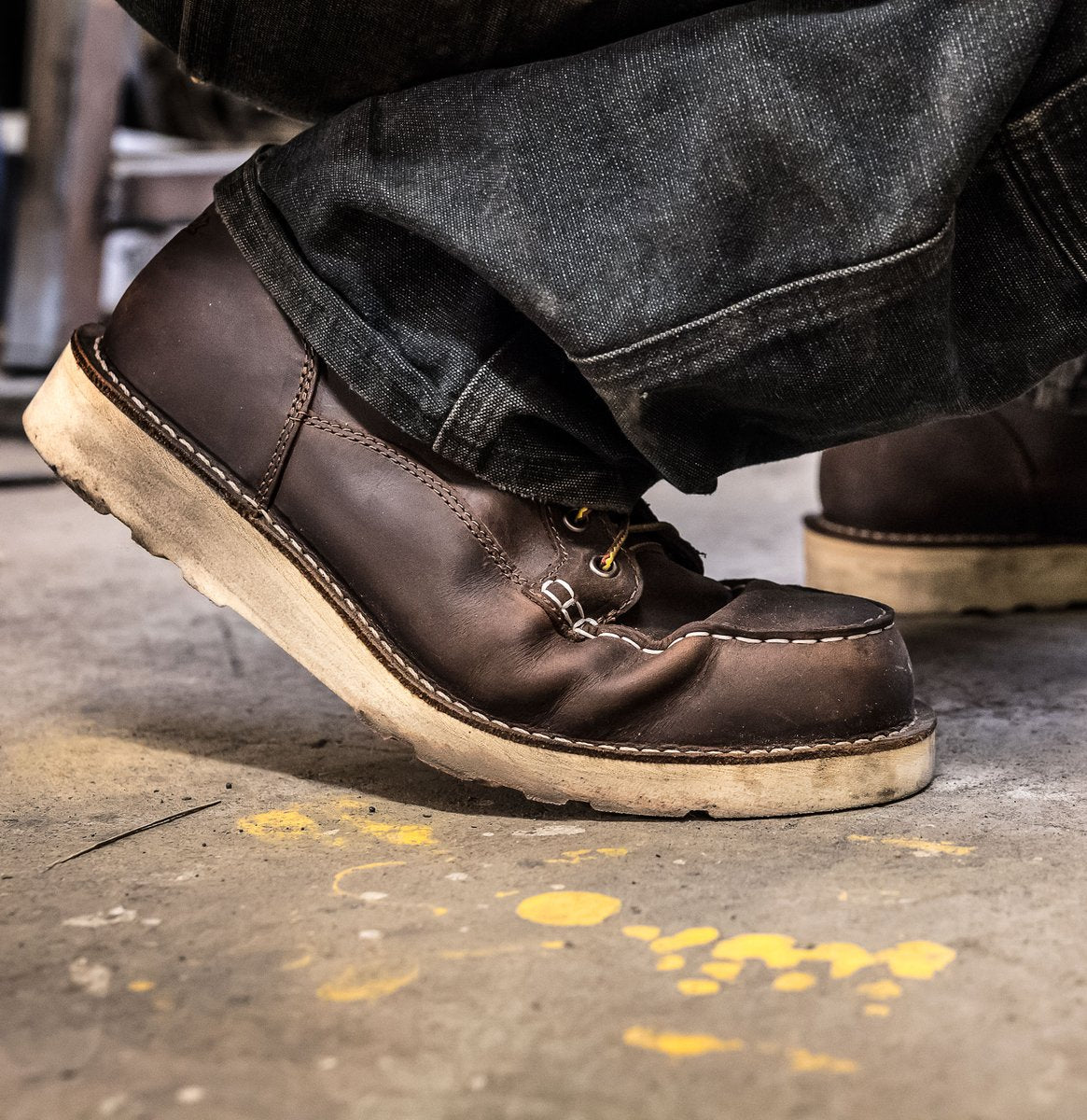 Bull Run Moc Toe 6" Brown Steel Toe