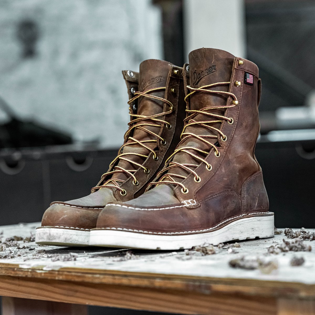 Bull Run Moc Toe 8" Tobacco
