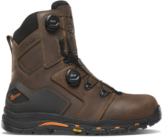 Vicious BOA 8" Brown/Orange Composite Toe (NMT)