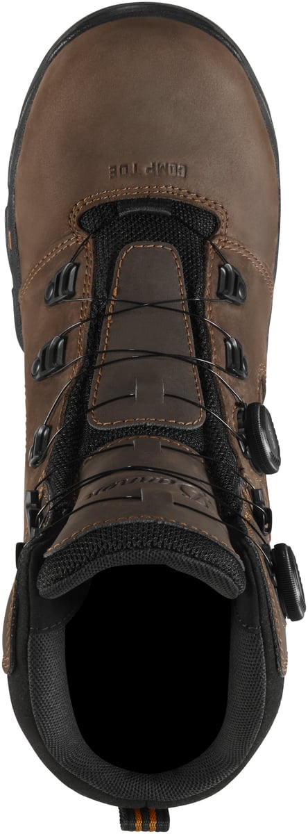 Vicious BOA 8" Brown/Orange Composite Toe (NMT)