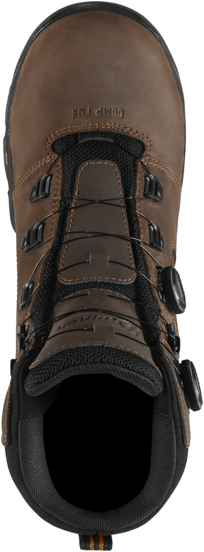 Vicious BOA 8" Brown/Orange Composite Toe (NMT)