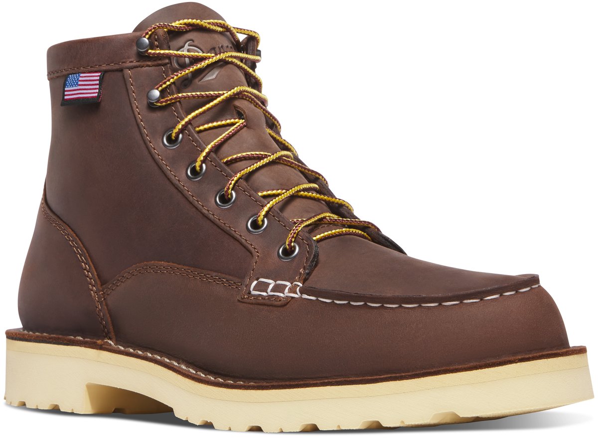 Bull Run Moc Toe 6" Brown - Heel