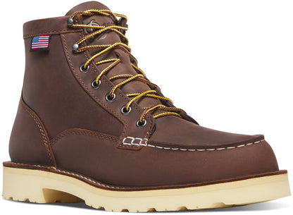 Bull Run Moc Toe 6" Brown - Heel