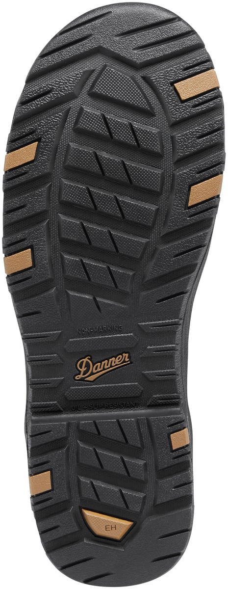 Caliper 8" Brown Aluminum Toe