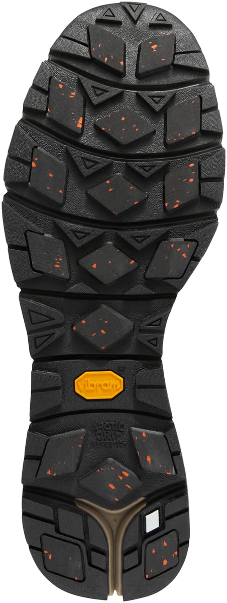 Arctic 600 Side-Zip Black/Brown Insulated 200G