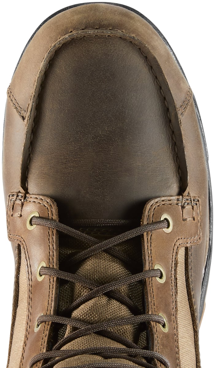 Sharptail Snake Boot Side-Zip 17" Dark Brown
