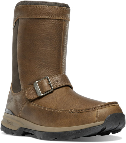 Recurve Moc Toe Rear-Zip Light Brown