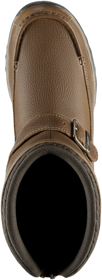 Recurve Moc Toe Rear-Zip Light Brown