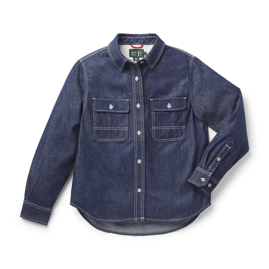 Larch Mt Denim Shirt Dark Wash Indigo