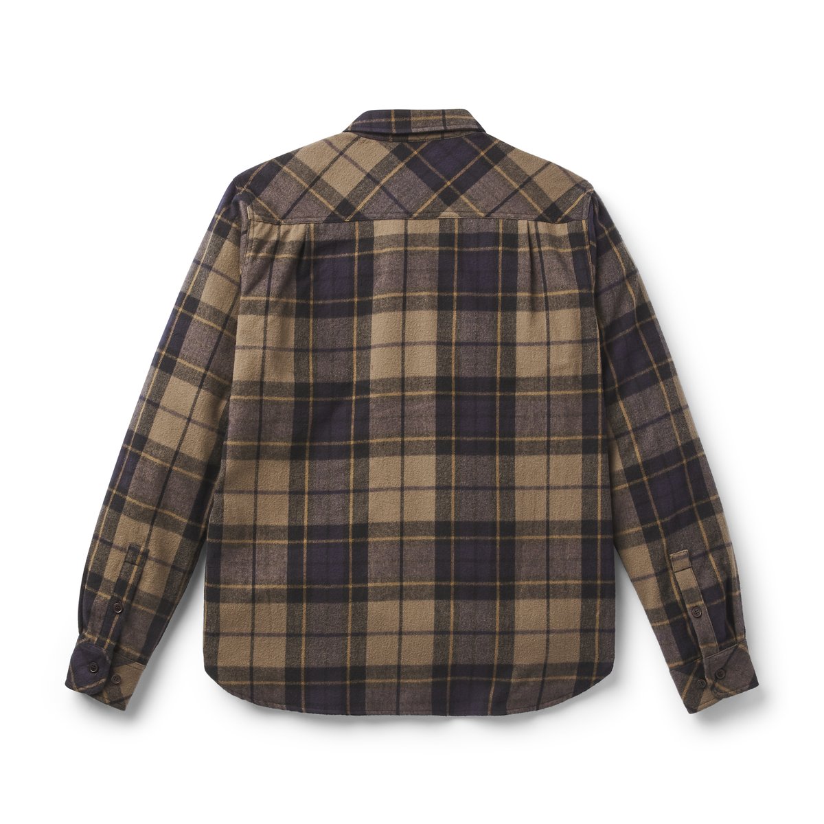 Cedar Mill Cotton Flannel Shirt  Navy/Olive Tartan Plaid