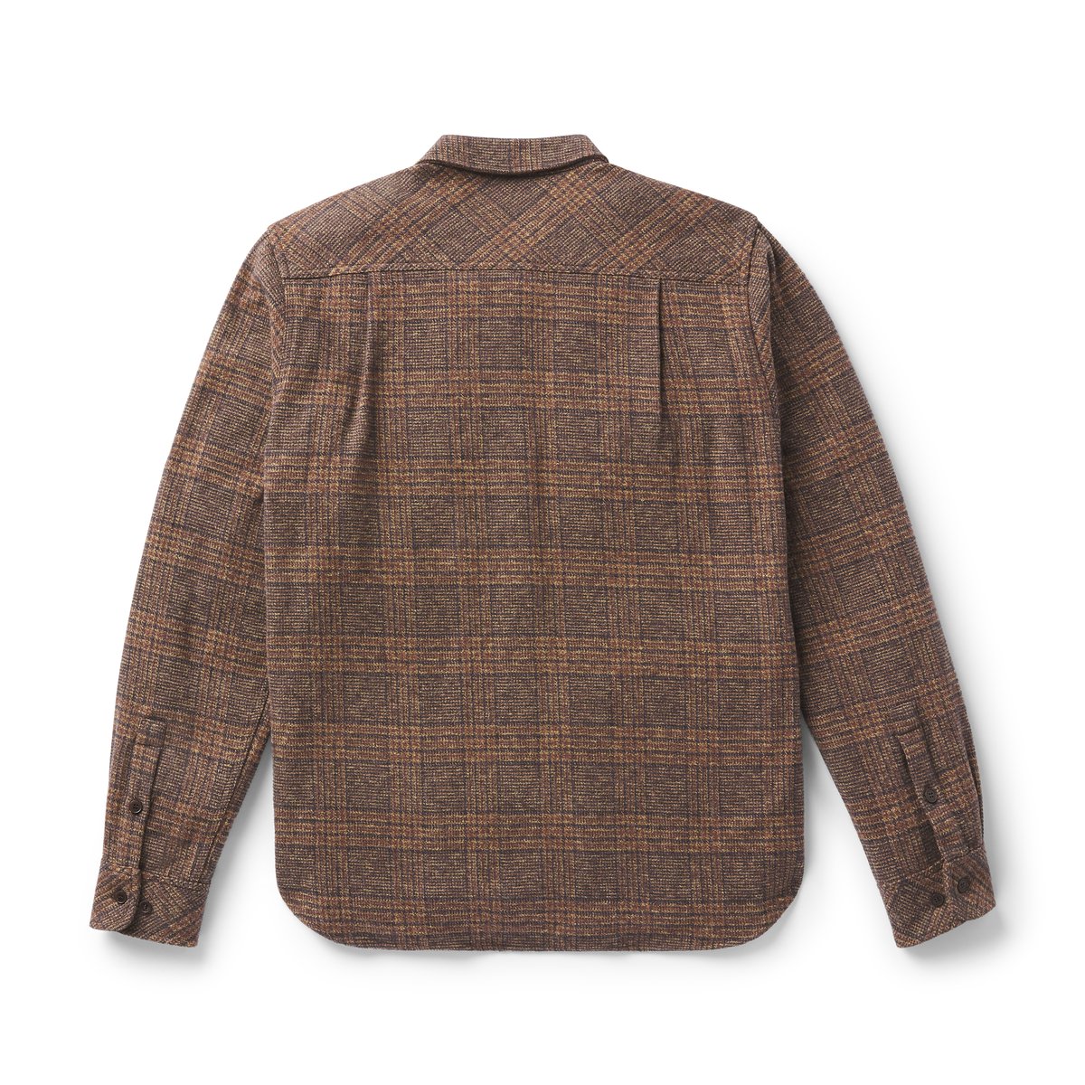 Cedar Mill Cotton Flannel Shirt  Brown/Tan Tweed Plaid