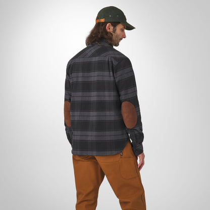 Cedar Mill Cotton Flannel Shirt  Black Plaid