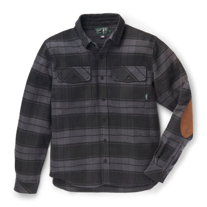 Cedar Mill Cotton Flannel Shirt  Black Plaid