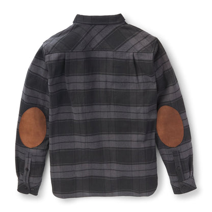 Cedar Mill Cotton Flannel Shirt  Black Plaid