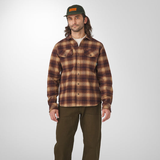Cedar Mill Cotton Flannel Shirt  Espresso Plaid