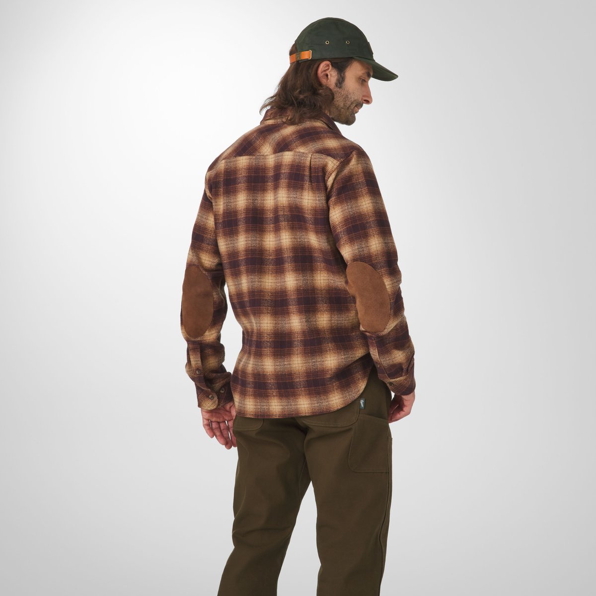 Cedar Mill Cotton Flannel Shirt  Espresso Plaid