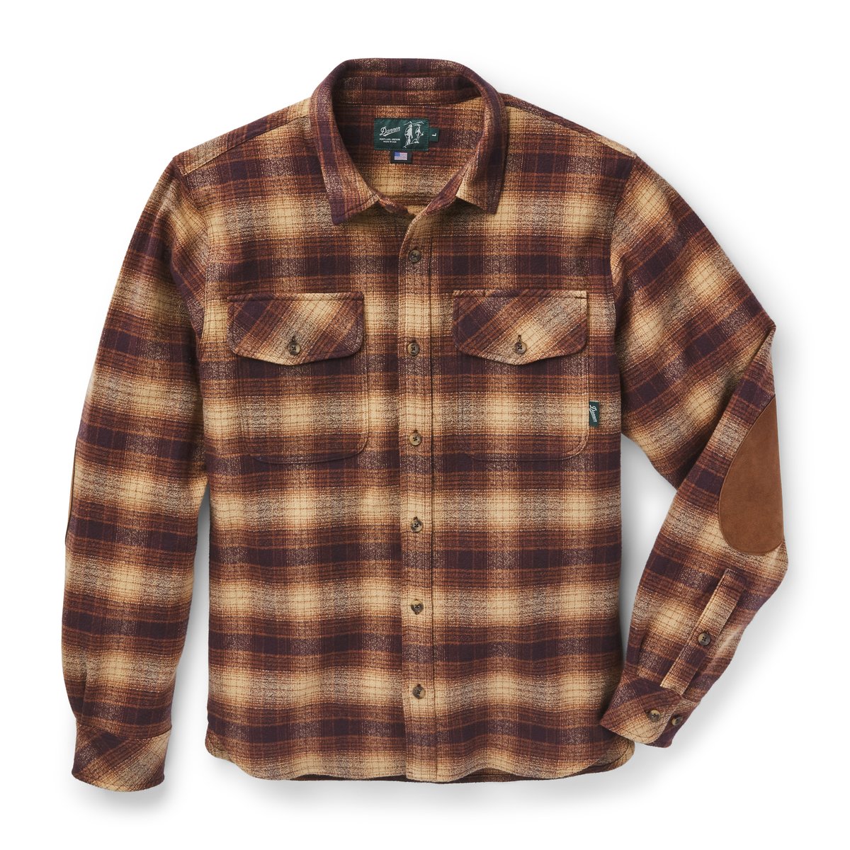 Cedar Mill Cotton Flannel Shirt  Espresso Plaid