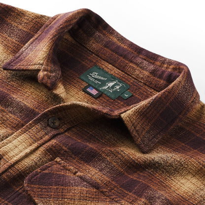 Cedar Mill Cotton Flannel Shirt  Espresso Plaid