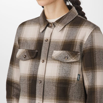 Sauvie Cotton Flannel Shirt  Earth Plaid