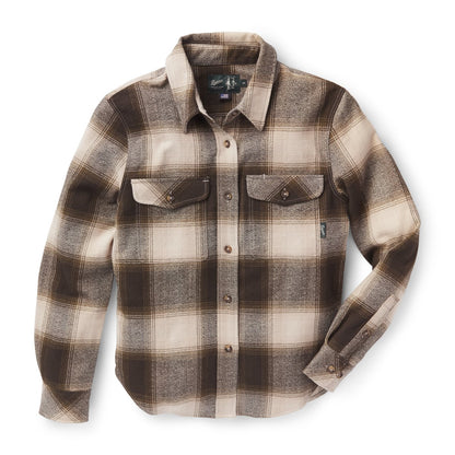 Sauvie Cotton Flannel Shirt  Earth Plaid