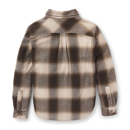Sauvie Cotton Flannel Shirt  Earth Plaid
