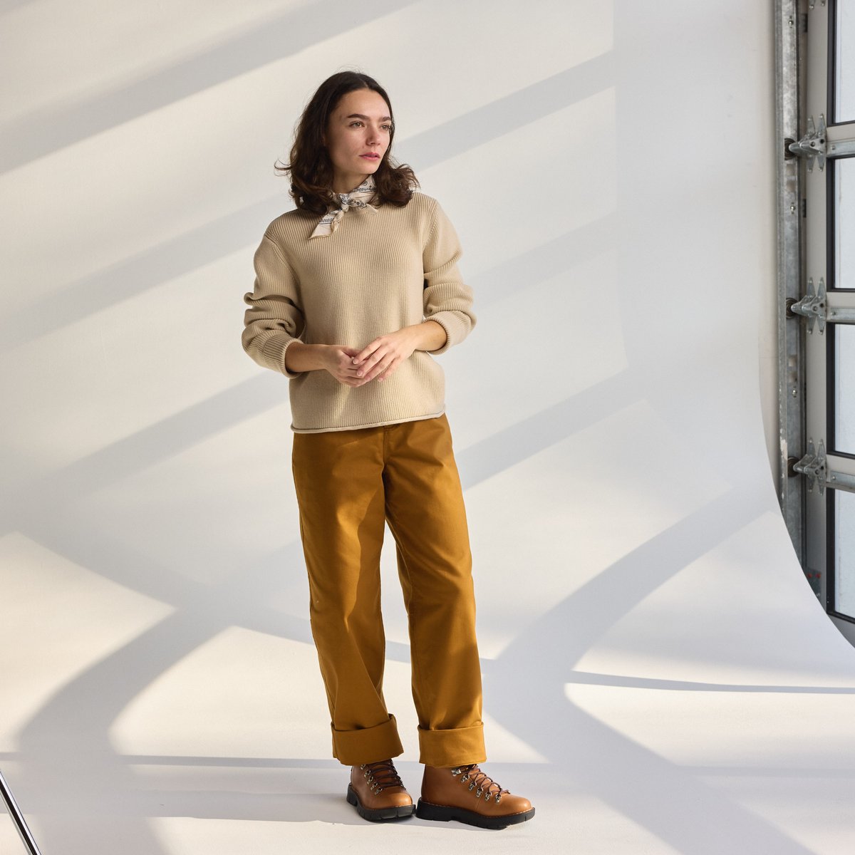 DWR Wool/Cotton Sweater Castle Wall