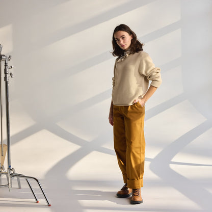 DWR Wool/Cotton Sweater Castle Wall