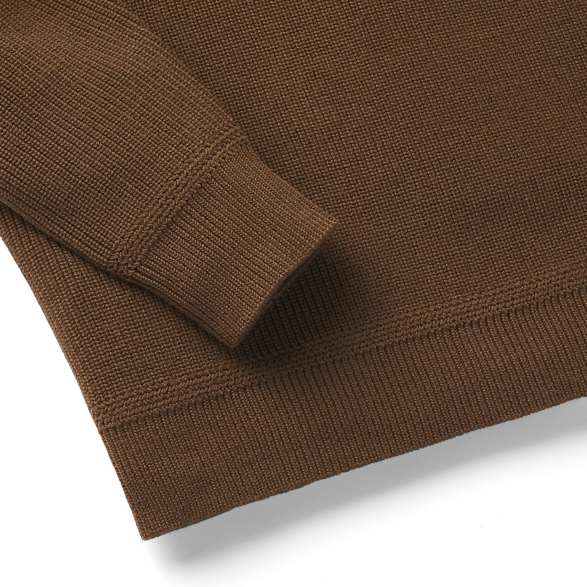DWR Wool/Cotton Sweater Dark Earth