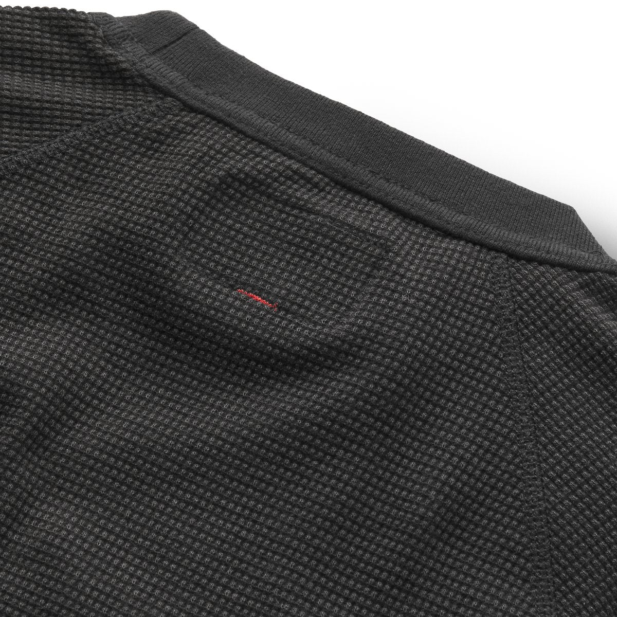 Santiam Waffle LS Tee Black