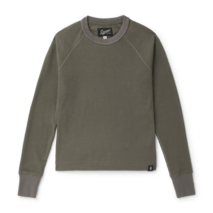 Santiam Waffle LS Tee Dusty Olive