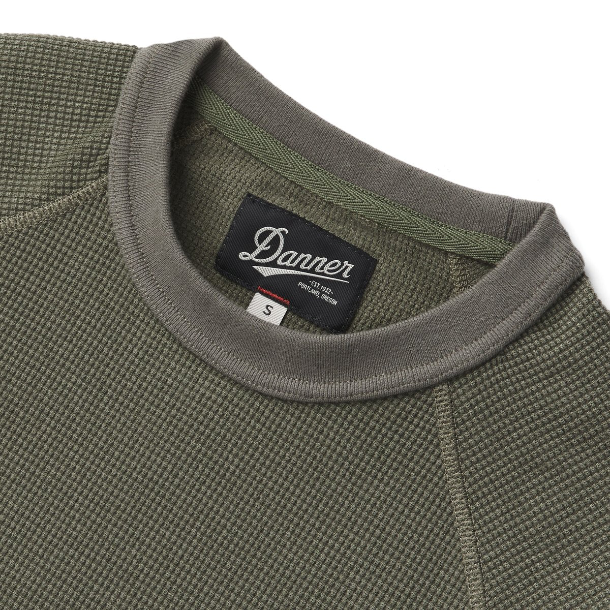Santiam Waffle LS Tee Dusty Olive