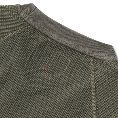 Santiam Waffle LS Tee Dusty Olive