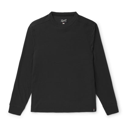 Santiam Waffle LS Tee Black
