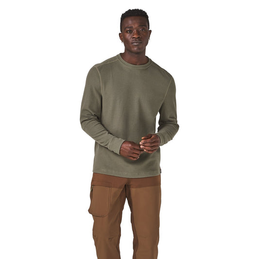 Santiam Waffle LS Tee Dusty Olive