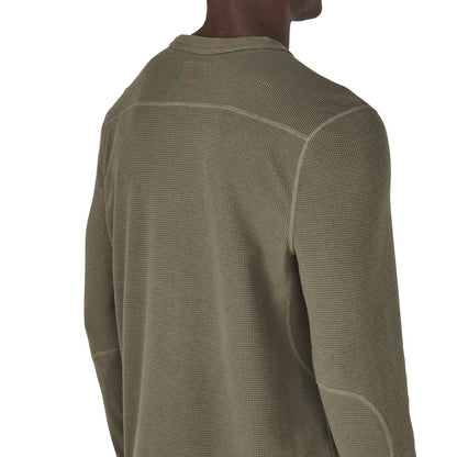Santiam Waffle LS Tee Dusty Olive