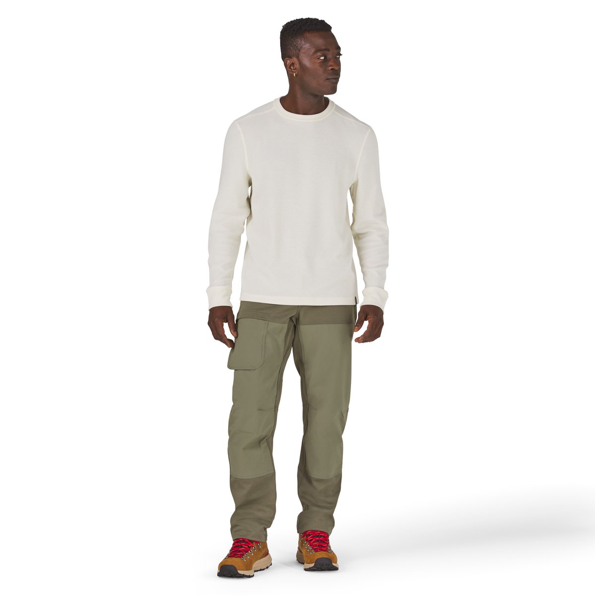 Santiam Waffle LS Tee Turtledove