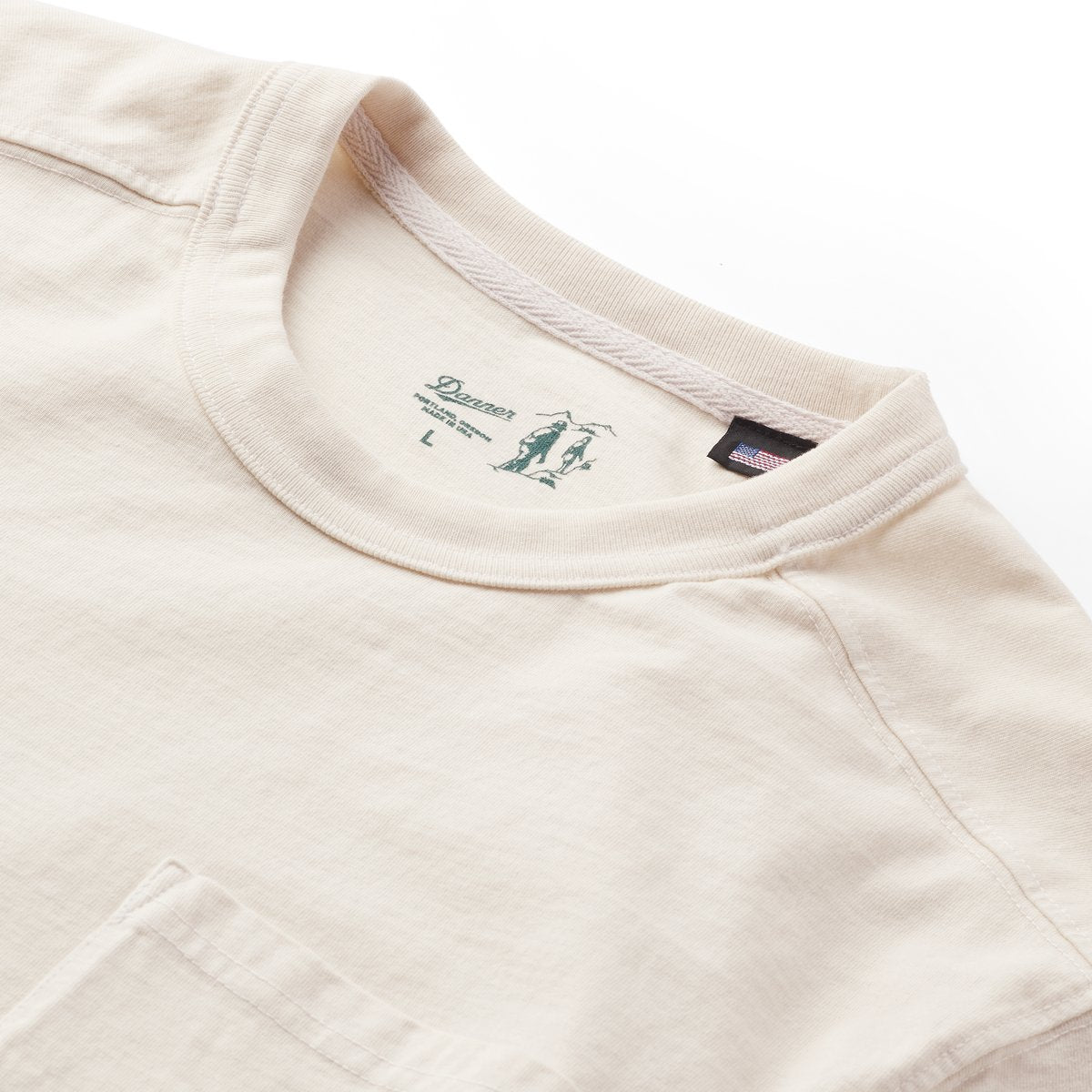 Heavyweight Pocket Tee Natural