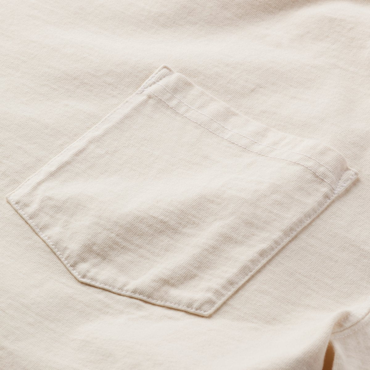 Heavyweight Pocket Tee Natural